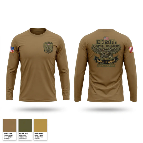 Long Sleeve Performance Shirt, E328th, Army, Teamtime, Team time, sublimation, custom sports apparel, team uniforms, spirit wear, spiritwear, sports uniforms, custom shirts, team store, custom team store, fundraiser sports, apparel fundraiser