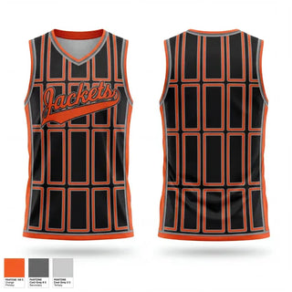 Mens Basketball Jersey, Yellow Jackets, Men's Basketball, Teamtime, Team time, sublimation, custom sports apparel, team uniforms, spirit wear, spiritwear, sports uniforms, custom shirts, team store, custom team store, fundraiser sports, apparel fundraiser