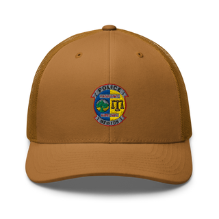 Newton Police Department 7766110 Retro Trucker Hat | Yupoong 6606