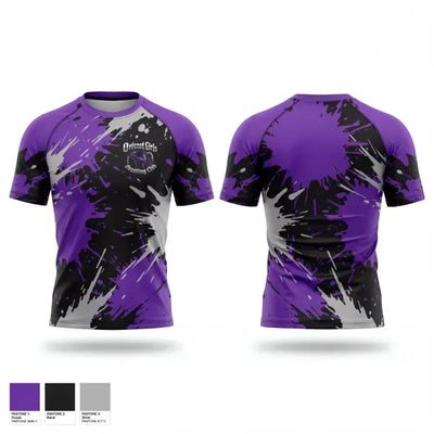 Outcast Girls Wrestling Club 51675554 Short Sleeve Rash Guard Shirt - 1