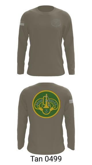 Long Sleeve Performance Shirt, 3d Cavalry Regiment, Army, Teamtime, Team time, sublimation, custom sports apparel, team uniforms, spirit wear, spiritwear, sports uniforms, custom shirts, team store, custom team store, fundraiser sports, apparel fundraiser