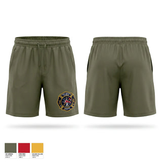 Athletic Shorts With Pockets, Port Orford Fire Dept., Fire Department, Teamtime, Team time, sublimation, custom sports apparel, team uniforms, spirit wear, spiritwear, sports uniforms, custom shirts, team store, custom team store, fundraiser sports, apparel fundraiser