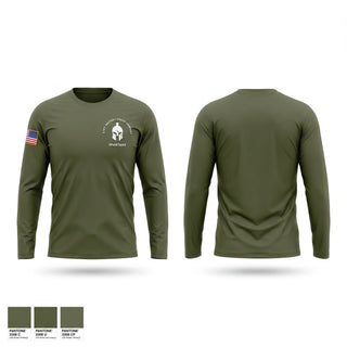 Long Sleeve Performance Shirt, 2/411 SPARTANS, Army, Teamtime, Team time, sublimation, custom sports apparel, team uniforms, spirit wear, spiritwear, sports uniforms, custom shirts, team store, custom team store, fundraiser sports, apparel fundraiser