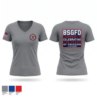 Womens Short Sleeve Vneck Shirt, Big Stone Gap, Fire Department, Teamtime, Team time, sublimation, custom sports apparel, team uniforms, spirit wear, spiritwear, sports uniforms, custom shirts, team store, custom team store, fundraiser sports, apparel fundraiser