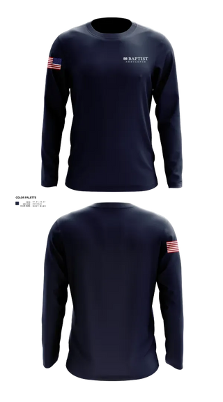 Long Sleeve Performance Shirt, Baptist EMS, EMS/EMT, Teamtime, Team time, sublimation, custom sports apparel, team uniforms, spirit wear, spiritwear, sports uniforms, custom shirts, team store, custom team store, fundraiser sports, apparel fundraiser