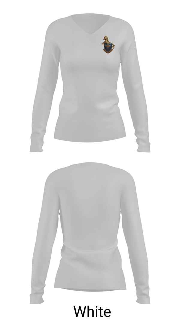 Womens Long Sleeve Vneck Shirt, 4-410th Brigade Support Battalion, Army, Teamtime, Team time, sublimation, custom sports apparel, team uniforms, spirit wear, spiritwear, sports uniforms, custom shirts, team store, custom team store, fundraiser sports, apparel fundraiser