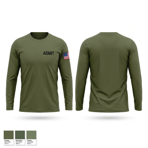 Long Sleeve Performance Shirt, ADART, National Guard, Teamtime, Team time, sublimation, custom sports apparel, team uniforms, spirit wear, spiritwear, sports uniforms, custom shirts, team store, custom team store, fundraiser sports, apparel fundraiser