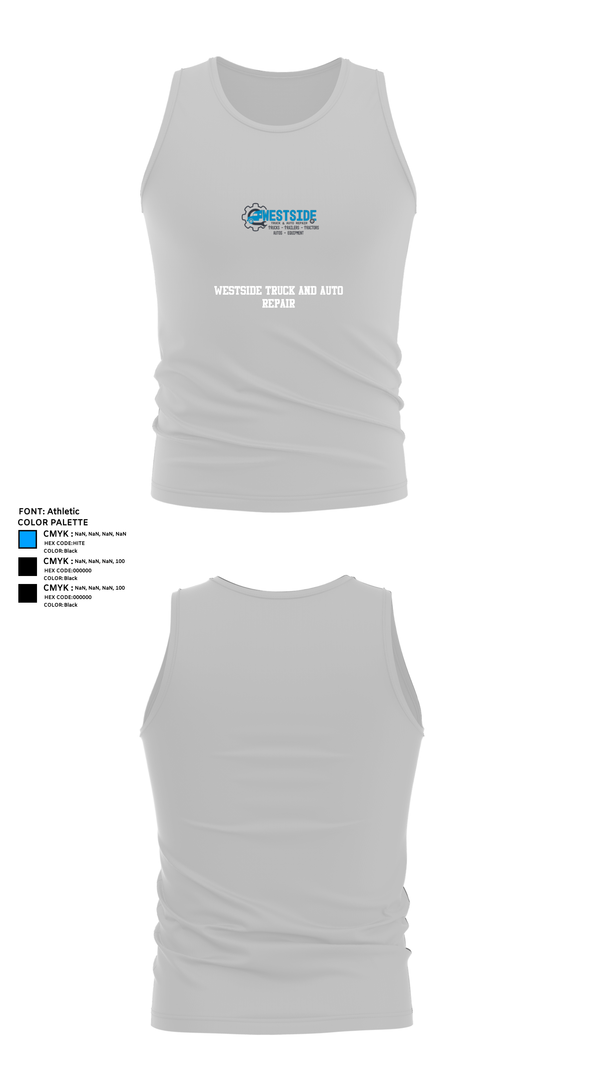 Tank Top, Westside truck and auto repair, , Teamtime, Team time, sublimation, custom sports apparel, team uniforms, spirit wear, spiritwear, sports uniforms, custom shirts, team store, custom team store, fundraiser sports, apparel fundraiser