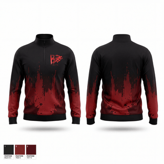 Quarter Zip Jacket, BLURRR ELITE, , Teamtime, Team time, sublimation, custom sports apparel, team uniforms, spirit wear, spiritwear, sports uniforms, custom shirts, team store, custom team store, fundraiser sports, apparel fundraiser
