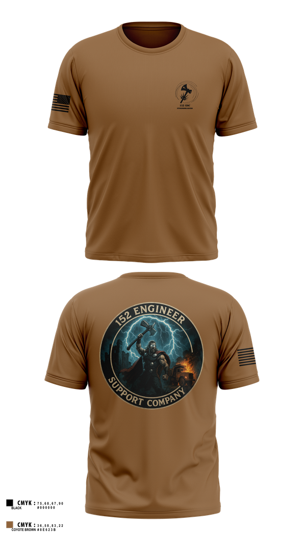 Short Sleeve Performance Shirt, 152 ESC, , Teamtime, Team time, sublimation, custom sports apparel, team uniforms, spirit wear, spiritwear, sports uniforms, custom shirts, team store, custom team store, fundraiser sports, apparel fundraiser