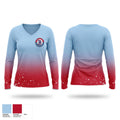 Baker Rangers Women's Long Sleeve V-neck Shirt - 1