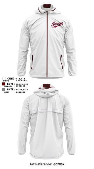 Windbreaker, Ironmen, Wrestling, Teamtime, Team time, sublimation, custom sports apparel, team uniforms, spirit wear, spiritwear, sports uniforms, custom shirts, team store, custom team store, fundraiser sports, apparel fundraiser
