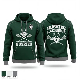 Hoodie, Franklin Academy Huskies, Men's Lacrosse, Teamtime, Team time, sublimation, custom sports apparel, team uniforms, spirit wear, spiritwear, sports uniforms, custom shirts, team store, custom team store, fundraiser sports, apparel fundraiser