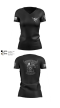 Tactical Patrol Unit 82380696 Women's Short Sleeve V-neck Shirt - 2