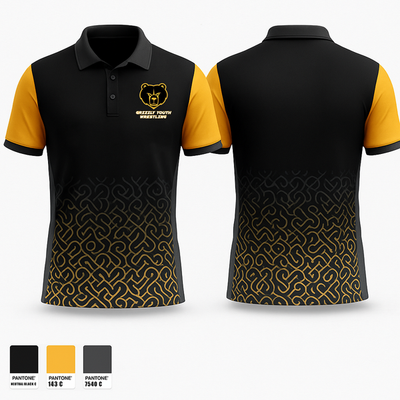 Grizzly Youth Wrestling Club 66938347 Short Sleeve Performance Polo - 1