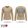 kkk 80116128 Women's Long Sleeve V-neck Shirt - 1