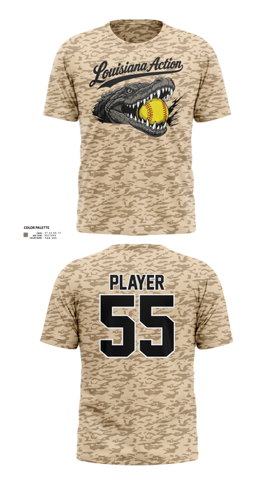 Louisiana Action Old School Cotton Shirt - 21