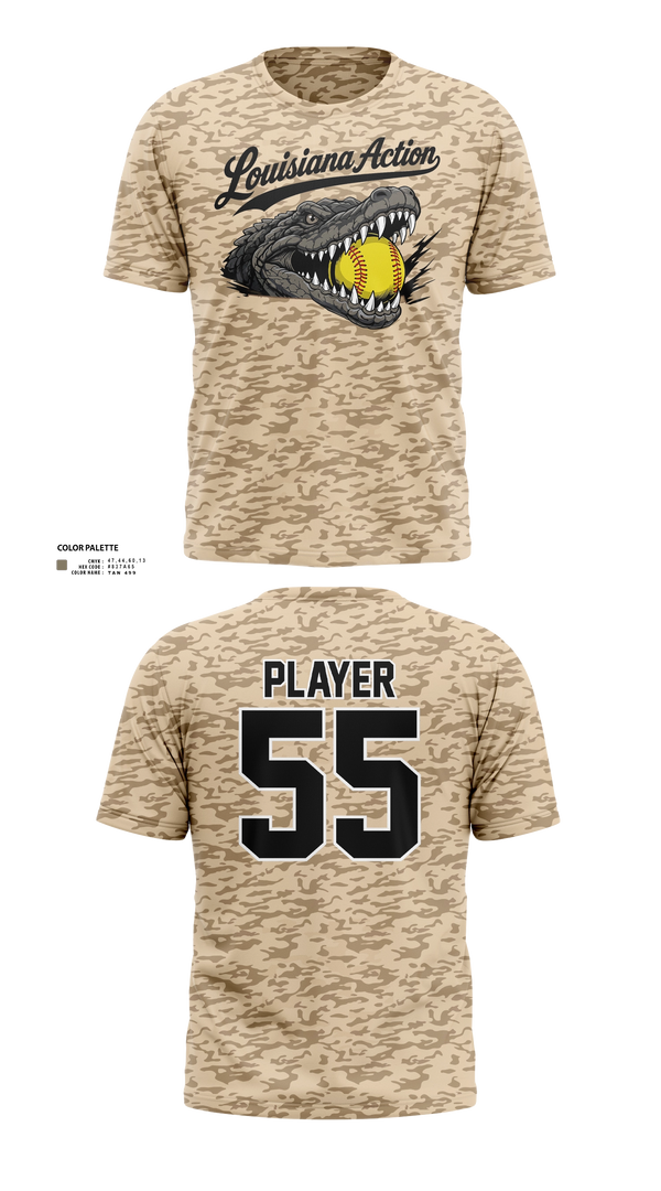Louisiana Action Old School Cotton Shirt - 21