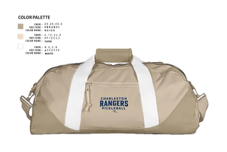 Duffle Bag, Charleston Rangers Pickleball, Tennis, Teamtime, Team time, sublimation, custom sports apparel, team uniforms, spirit wear, spiritwear, sports uniforms, custom shirts, team store, custom team store, fundraiser sports, apparel fundraiser
