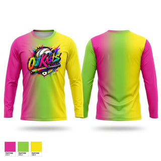 Long Sleeve Performance Shirt, OutKasts, Baseball, Teamtime, Team time, sublimation, custom sports apparel, team uniforms, spirit wear, spiritwear, sports uniforms, custom shirts, team store, custom team store, fundraiser sports, apparel fundraiser