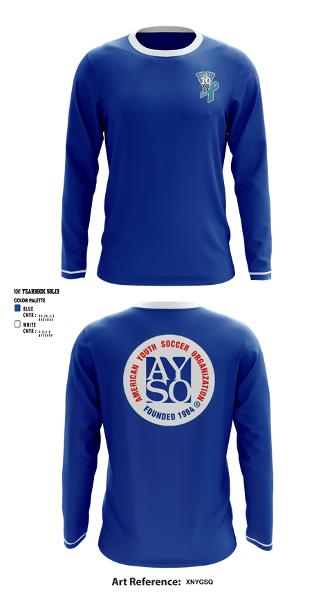 Long Sleeve Performance Shirt, AYSO AREA 10V, Men's Soccer, Teamtime, Team time, sublimation, custom sports apparel, team uniforms, spirit wear, spiritwear, sports uniforms, custom shirts, team store, custom team store, fundraiser sports, apparel fundraiser