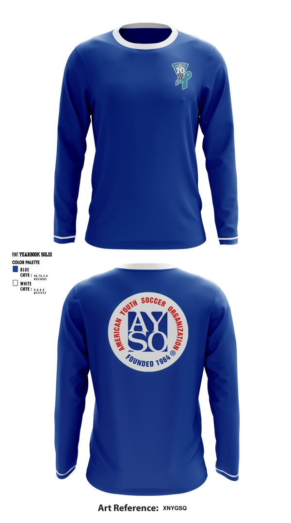 Long Sleeve Performance Shirt, AYSO AREA 10V, Men's Soccer, Teamtime, Team time, sublimation, custom sports apparel, team uniforms, spirit wear, spiritwear, sports uniforms, custom shirts, team store, custom team store, fundraiser sports, apparel fundraiser