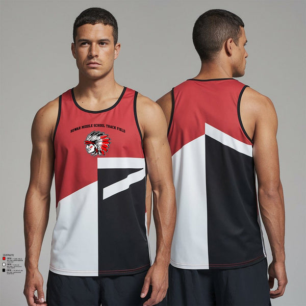 Tank Top, Howar Middle School Track & Field, Track & Field, Teamtime, Team time, sublimation, custom sports apparel, team uniforms, spirit wear, spiritwear, sports uniforms, custom shirts, team store, custom team store, fundraiser sports, apparel fundraiser