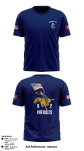 B2 Patriots barrel Short Sleeve Performance Shirt - 1