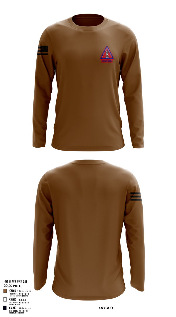 Long Sleeve Performance Shirt, Recruiting and Retention Battalion, , Teamtime, Team time, sublimation, custom sports apparel, team uniforms, spirit wear, spiritwear, sports uniforms, custom shirts, team store, custom team store, fundraiser sports, apparel fundraiser