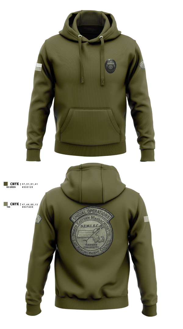 Hoodie, NEMLEC SWAT, , Teamtime, Team time, sublimation, custom sports apparel, team uniforms, spirit wear, spiritwear, sports uniforms, custom shirts, team store, custom team store, fundraiser sports, apparel fundraiser
