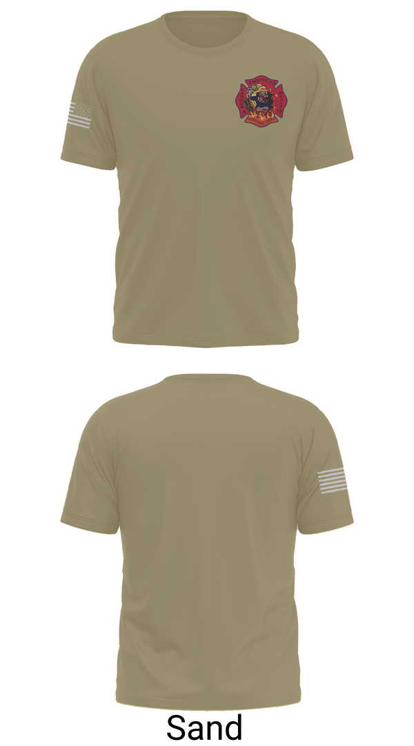 Old School Cotton Feel Shirt, Engine 40 Ladder 4 Medic 19, , Teamtime, Team time, sublimation, custom sports apparel, team uniforms, spirit wear, spiritwear, sports uniforms, custom shirts, team store, custom team store, fundraiser sports, apparel fundraiser