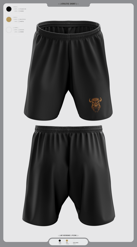 Athletic Shorts With Pockets, Hugo Buffaloes Tennis, Tennis, Teamtime, Team time, sublimation, custom sports apparel, team uniforms, spirit wear, spiritwear, sports uniforms, custom shirts, team store, custom team store, fundraiser sports, apparel fundraiser