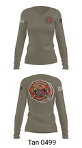 Glen Burnie 74238111 Women's Long Sleeve V-neck Shirt - 77