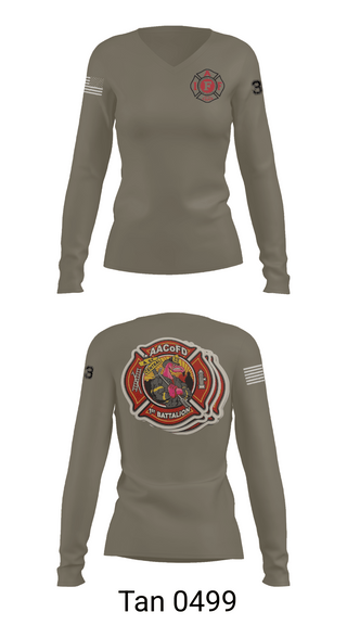 Womens Long Sleeve Vneck Shirt, Glen Burnie, Fire Department, Teamtime, Team time, sublimation, custom sports apparel, team uniforms, spirit wear, spiritwear, sports uniforms, custom shirts, team store, custom team store, fundraiser sports, apparel fundraiser