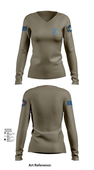 Womens Long Sleeve Vneck Shirt, Monterey  Park, , Teamtime, Team time, sublimation, custom sports apparel, team uniforms, spirit wear, spiritwear, sports uniforms, custom shirts, team store, custom team store, fundraiser sports, apparel fundraiser