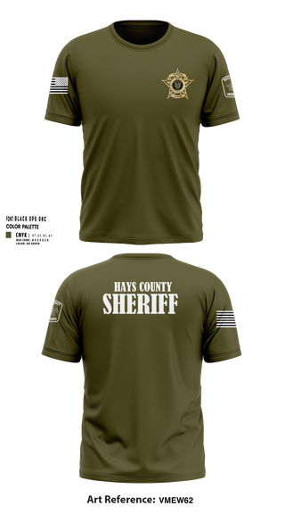 Short Sleeve Performance Shirt, Hays County Sheriff’s Office, , Teamtime, Team time, sublimation, custom sports apparel, team uniforms, spirit wear, spiritwear, sports uniforms, custom shirts, team store, custom team store, fundraiser sports, apparel fundraiser
