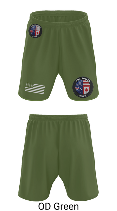 Kontrolled Kaos 4706470 Athletic Shorts With Pockets - 49