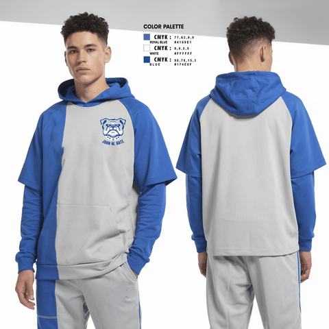 Hoodie, Bate Middle School (John W. Bate) Baseball, Baseball, Teamtime, Team time, sublimation, custom sports apparel, team uniforms, spirit wear, spiritwear, sports uniforms, custom shirts, team store, custom team store, fundraiser sports, apparel fundraiser