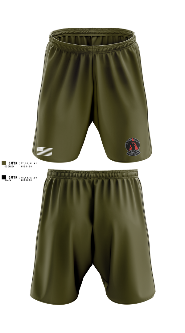 Athletic Shorts With Pockets, Clayton County Police SWAT Team, Police, Teamtime, Team time, sublimation, custom sports apparel, team uniforms, spirit wear, spiritwear, sports uniforms, custom shirts, team store, custom team store, fundraiser sports, apparel fundraiser