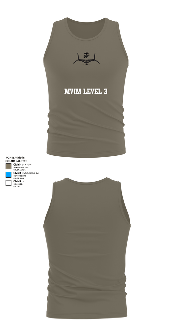 Tank Top, MVIM Level 3, , Teamtime, Team time, sublimation, custom sports apparel, team uniforms, spirit wear, spiritwear, sports uniforms, custom shirts, team store, custom team store, fundraiser sports, apparel fundraiser