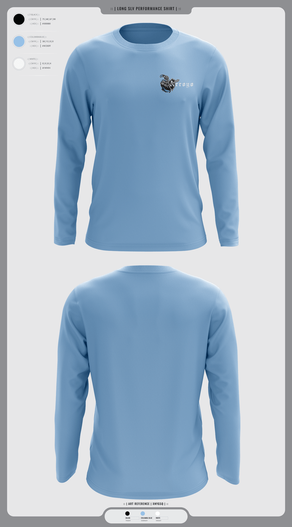 Long Sleeve Performance Shirt, Arroyo Knights Softball, Softball, Teamtime, Team time, sublimation, custom sports apparel, team uniforms, spirit wear, spiritwear, sports uniforms, custom shirts, team store, custom team store, fundraiser sports, apparel fundraiser