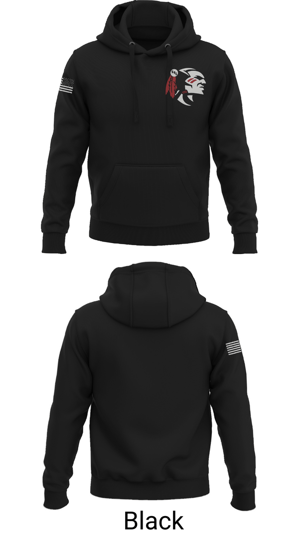 Hoodie, EPC Warriors Tennis, Tennis, Teamtime, Team time, sublimation, custom sports apparel, team uniforms, spirit wear, spiritwear, sports uniforms, custom shirts, team store, custom team store, fundraiser sports, apparel fundraiser