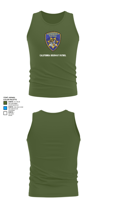 California Highway Patrol 18919595 Tank Top - 56
