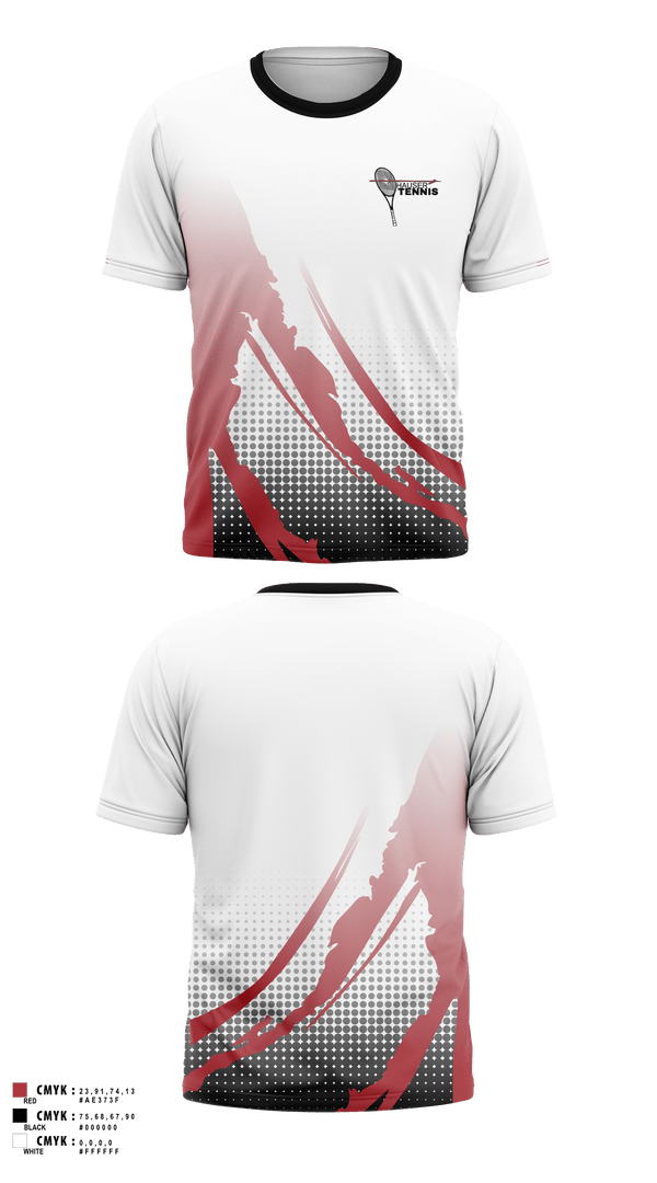 Short Sleeve Performance Shirt, Hauser High School Tennis, Tennis, Teamtime, Team time, sublimation, custom sports apparel, team uniforms, spirit wear, spiritwear, sports uniforms, custom shirts, team store, custom team store, fundraiser sports, apparel fundraiser