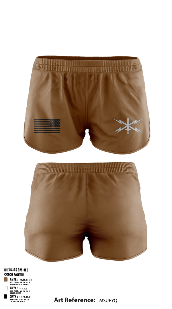 Ranger Panties, ECT-06, B Co., 11th Cyber Battalion, , Teamtime, Team time, sublimation, custom sports apparel, team uniforms, spirit wear, spiritwear, sports uniforms, custom shirts, team store, custom team store, fundraiser sports, apparel fundraiser