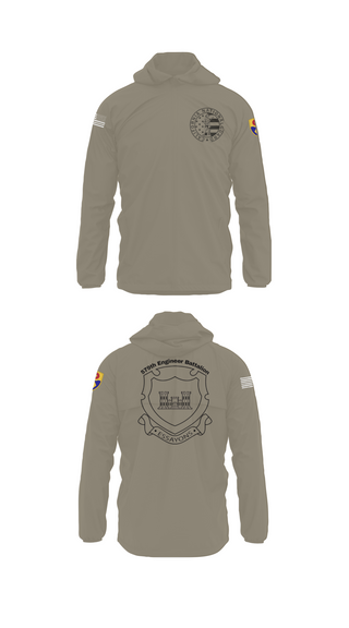Windbreaker, 132d MRBC, 579th EN BN, 49th MP DIV, , Teamtime, Team time, sublimation, custom sports apparel, team uniforms, spirit wear, spiritwear, sports uniforms, custom shirts, team store, custom team store, fundraiser sports, apparel fundraiser
