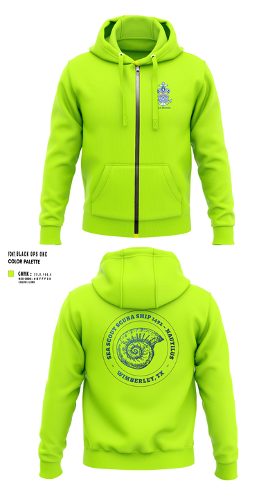 Scuba Ship 1492 63860493 Zip Hoodie - 2