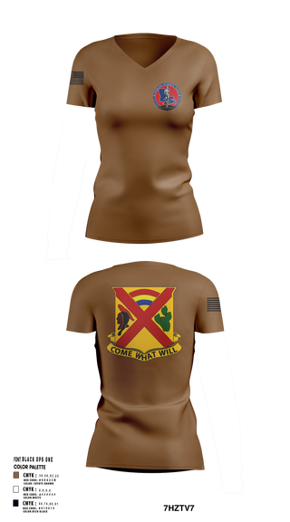 Womens Short Sleeve Vneck Shirt, Charley troop 2-108 CAV, , Teamtime, Team time, sublimation, custom sports apparel, team uniforms, spirit wear, spiritwear, sports uniforms, custom shirts, team store, custom team store, fundraiser sports, apparel fundraiser