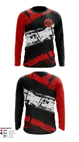 Long Sleeve Performance Shirt, Proctor Raiders, Bowling, Teamtime, Team time, sublimation, custom sports apparel, team uniforms, spirit wear, spiritwear, sports uniforms, custom shirts, team store, custom team store, fundraiser sports, apparel fundraiser