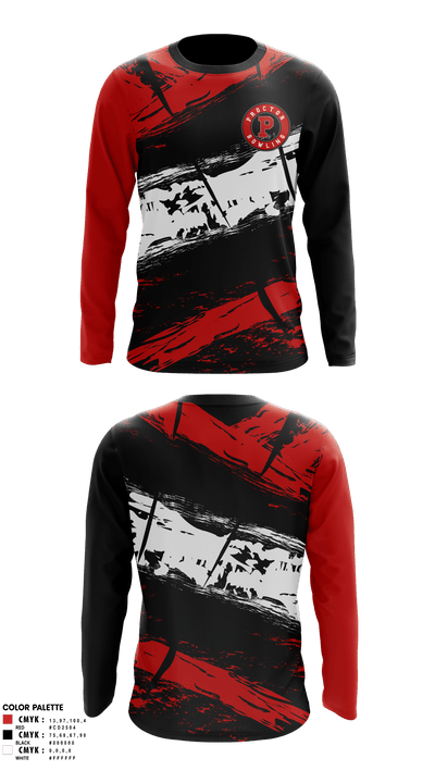Proctor Raiders 743138 Long Sleeve Performance Shirt 3